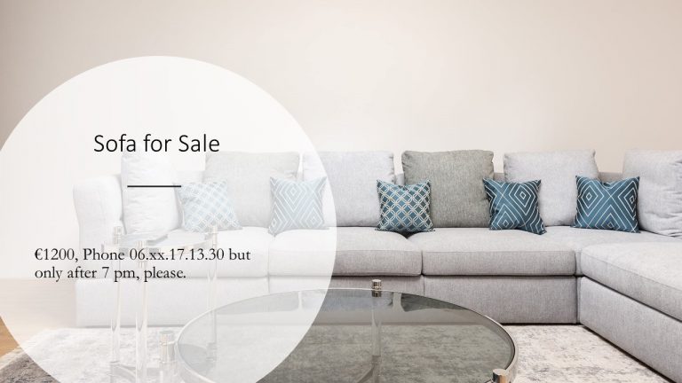 Sofa For Sale