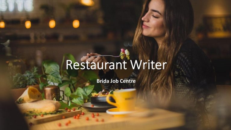 Restaurant Writer