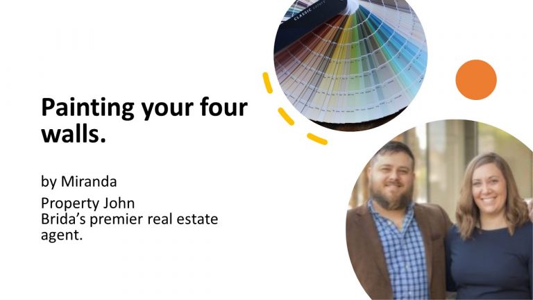 Painting your four walls.