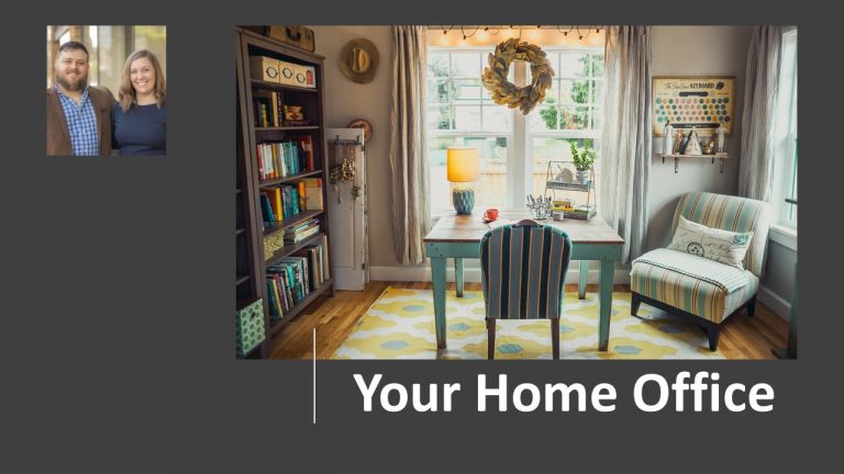 How to set up a home office.